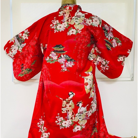 Japanese Print KIMONO - Wearable Art! - Picture 11 of 16